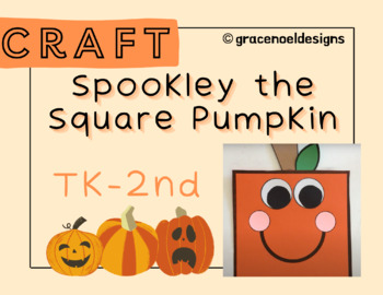 Preview of Autumn Craft - Spookley the Square Pumpkin