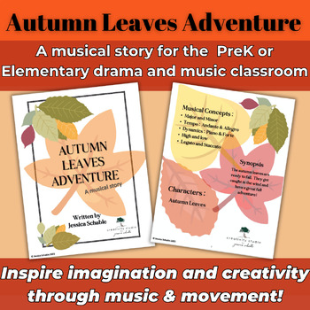 Preview of Autumn Creative Movement Musical Story Activity: Preschool-Elementary Music