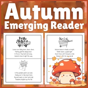 Preview of Autumn Emerging Readers: Fall Kindergarten Rhymes/Poems Reading Comprehension