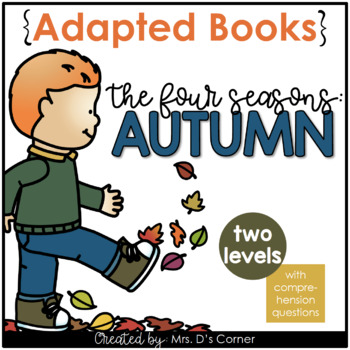 Preview of All About Fall Interactive Adapted Books for Special Education