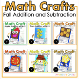 Autumn Fall Addition and Subtraction Crafts Growing Bundle