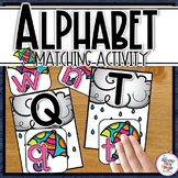 Spring Alphabet Letter Matching Uppercase and Lowercase Ta