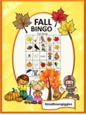Autumn Fall Back to School BINGO Games Listening Comprehen