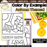 Autumn / Fall Coloring  {Color By Example}