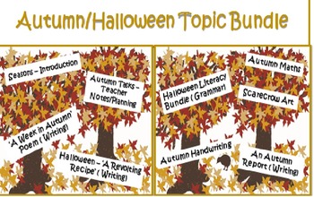 Preview of Autumn/Fall/Halloween Topic Pack