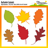 Autumn / Fall Leaf Clip Art Graphics