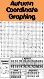Autumn/ Fall Coordinate Plane Graphing Picture Activity - 
