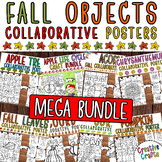 Autumn Fall Objects Collaborative Posters BUNDLE: Puzzle a