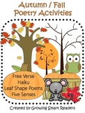 Autumn-Fall Poetry: Reading and Writing Activities