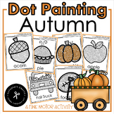 Q-tip Painting Autumn A Fine Motor Activity