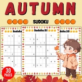 Autumn | Fall Sudoku Puzzles with Solution - Fun September