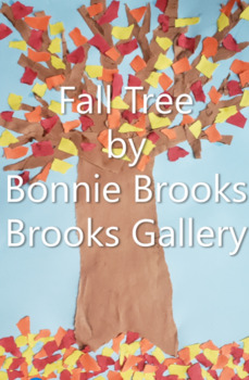 Preview of Autumn Fall Tree, 2 Classroom Visual Art Lessons for Elementary