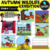Autumn/Fall Wildlife Exhibition - Short Story Clip Art Set
