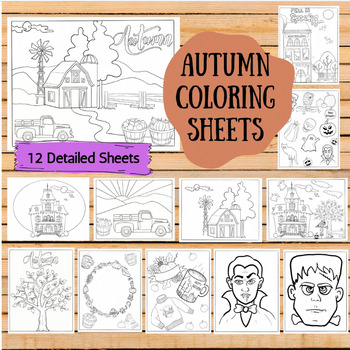 Preview of Autumn/Fall and Halloween Clip Art Bundle