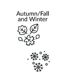 Autumn/Fall and Winter Coloring Pages