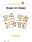 Autumn "Find-It-Fast!"(Spot-It/ Dobble)- Hard