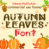 Autumn Font "Autumn Leaves" is a Fun, Decorative Font for 