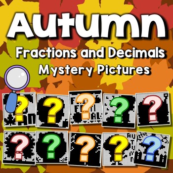 Preview of Operations With Positive Fractions And Decimals, Fall Activities Middle School