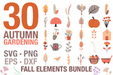 Autumn Gardening Collection SVG Bundle