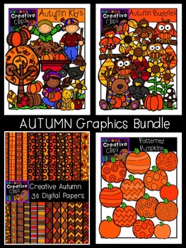 Preview of Autumn Graphics Bundle {Creative Clips Digital Clipart}