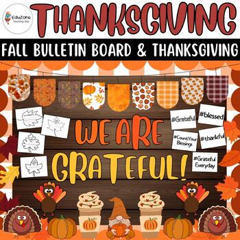 Preview of Autumn Gratitude: Harvest Bulletin Board and Thanksgiving Door Decor Craft
