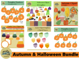 Autumn & Halloween Clipart Graphics Bundle