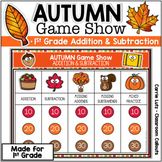 November Autumn Digital Game Show – 1st Grade Addition & S