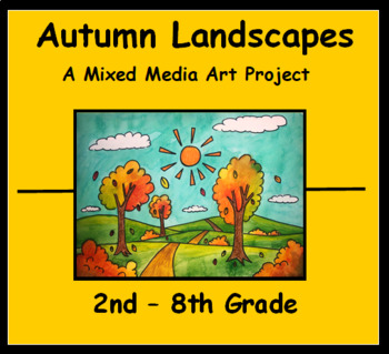 Preview of Autumn Landscape Art Project