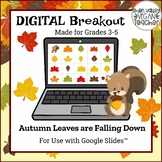 Autumn Leaves Fall Digital Breakout Escape Room  (Google S