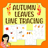 Line Tracing Hand Motor Skills: Autumn Leaves
