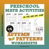 Autumn Math Worksheets on Patterns