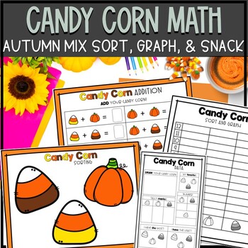 Preview of Autumn Mix Candy Corn Sort, Graph, and Snack Activity