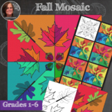 Autumn Mosaic - Radial Symmetry Mosaic - Fall Mosaic