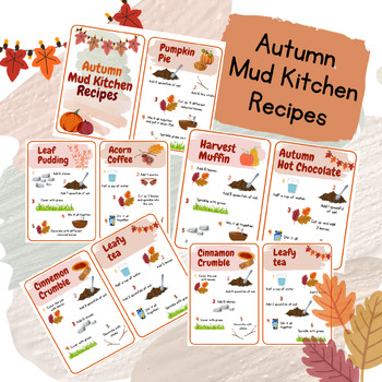 Preview of Autumn Mud Kitchen Recipes
