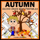 Autumn No Prep Math 2nd Grade | Math Enrichment | Math Rev