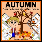Autumn No Prep Math 4th Grade | Math Enrichment | Math Rev