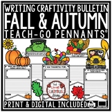 October November Fall Writing Prompts Halloween Bulletin B