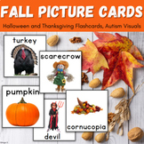 Fall Picture Cards (including Halloween and Thanksgiving) 