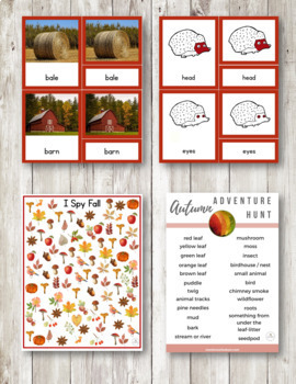 Autumn Pack Hands-on Montessori Inspired Activities by Montessori Nature