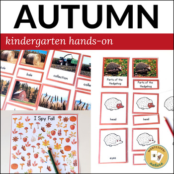 Preview of Autumn Pack Hands-on Montessori Inspired Activities