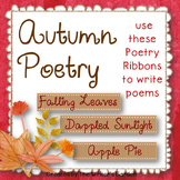 Autumn Poetry: 66 Poetry Prompt Ribbons