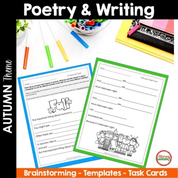 Preview of Autumn Poetry and  Fall Writing Activities