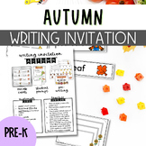 Autumn Preschool Writing Invitations for the Writing Center