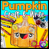 Autumn Pumpkin Craft and Writing Prompt Worksheets