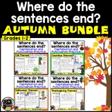 Writing Capitalization and Punctuation Practice AUTUMN | F