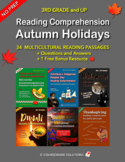 Autumn Reading Comprehension Passages for 3rd Grade and Up