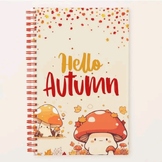 Autumn Spiral Noteboook | Printable & Physical Available |