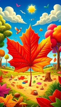 Preview of Autumn Splendor: Leaf Poster