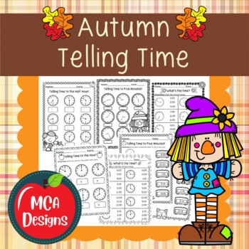 Preview of Autumn Telling Time