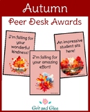 Autumn Themed Peer Desk Awards
